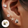 Hoop Huggie Canner Real 925 Sterling Silver örhängen för kvinnor Luxury Gold Color Piercing Earring Earings Fine Jewelry Gift Pendientes1