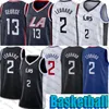 Kawhi كرة السلة 2 Leonard Jersey Paul 13 George Jerseys 2022 مدينة موحدة