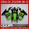 OEM Body for Kawasaki Ninja EX250 ZX250 R Ex ZX 250R ZX-250R 2008-2012 81NO.40 EX-250 ZX250R 2009 2009 2012 2012 EX250R 08 09 10 11 12 Injection Fairing Green Sotck