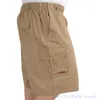 Shorts Masculinos Verão Plus Size Algodão Cintura Alta Cintura Fat Calças Bolsos com Zipper Beach 9xL 10xL 11xl 12xl