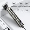 T9 USB Electric Hair Cutting Machine Rechargeable Clipper Man Shaver Trimmer For Men Barber Professional Beard Trimmers 220216