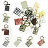 13 Styles Fashion Leopard Snakeskin Plaid Clutch Keychain Big O Wristlet Bracelet Tassel Credit Cards Wallet Key ring Tassel Keychain