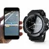 Herren-Smartwatch, digitale Smartwatch, Sport, Schrittzähler, wasserdicht, Wecker, Anruferinnerung, Uhren mit Fernkamera für iOS und Android-Telefone