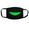 DHL Star Bear luminous Designer Masks dust proof thermal face masks pure black printed masks can be washed and reused