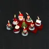 Creative Christmas Candles Christmas Hotel Restaurang Scene Layout Bord Inredning Santa Claus Candle Juldekorationer T9i00805