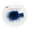 Fashion baby hairpins Barrettes children faux fur ball hair accessories soft ribbon barrette kids hairbands headdress headwear for toddler YL695