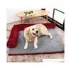 S / M / L / XL Tamanho Luxo Grande Cama Cama Sofá Cat Cat Almofada Para Cães Grandes Ninho Lavável Cat Teddy Puppy Mat Kennel Quadrado Travesseiro Pet ICC0U