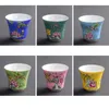 Enamel grilled flower tea cup Jingdezhen ceramic bird whisper fragrance master bowl palace style teacup