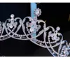 2021 nuevos accesorios de tiaras nupciales barrocas Vintage tocados de graduación impresionantes cristales transparentes tiaras y coronas de boda 1910