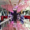 Party Decor Cherry Blossoms Tree Arch Road Leads Stand Wedding Runner Aisle Column Shopping Malls Opened Door Props