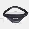 Classic Fanny Pack Slim Soft Leather Water Resistant midjeväska Casual Belt Bell PAG UNISEX Pack för utomhusträning som reser 201119