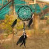 Handmade Black Dream Catcher Net With Feathers Wind Chimes Car Wall Hanging Decoration Home Decor Ornament 7345568