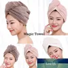 Magic Hair Drying Towel Hat + Wear Spa Sleepwear Sleeping Towel Microfibre Quick Dry Turban Cap For Bath Shower Pool