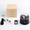 9 Color 9W LED Crystal Magic Ball Stage Lighting USB Disco Party Light Sound Active DJ Stage Lighting with Remote Control