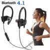 Spor Kulaklık Kablosuz 4.1 Bluetooth Kulaklık Koşu Stereo Müzik Evrensel Mini Çift-in Kulaklıklar Kulak Asılı Kulak Kancaları Kulaklık Hifi