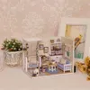 Bebek Evi Mobilya DIY Minyatür 3D Ahşap Miniaturas Dollhouse Oyuncaklar Çocuklar için Doğum Günü Hediyeleri Casa Yavru Günlüğü LJ200916