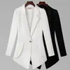 Plus w rozmiarze 6xl 7xl 2020 damski Blazer Blazerów z długim rękawem jeden przycisk Slim Office Lady Kurtki Kobiety Tops Suit Femme R670