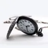 Grande caveira oca pirata retrô flip quartzo movimento 47mm relógio de bolso colar feminino edição coreana camisola cadeia de moda estudante relógio