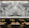 3D-Stereo-abstrakte graue Weltraum-Hintergrundbilder Hintergrundmauer 3d Wandbilder Tapete für Wohnzimmer