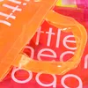Bolsas de compras transparentes impermeables personalizables para la playa, bolsa de almacenamiento de cosméticos, bolsa de mano de Pvc rosa neón transparente de alta calidad