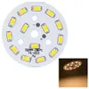 7W Round 5730 SMD 14 LEDs Super Bright LED Chip Light Lâmpada Lâmpada DC21-24V