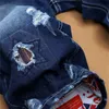 Nouveau mode hommes déchiré jeans courts marque vêtements bermuda été 100% coton shorts respirant denim shorts taille masculine 28-38 Y200403