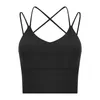 NOUVEAU NU NUDE SPORTS SPORT SPORT BRA SEXY SEXYS CROSS Back Yoga Bra Femmes sous-vêtements de gymnase Femmes Tops Tops5486724