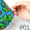 DIY cilíndrico diamante pintura caixa de tecido tridimensional arte artesanal tissue dispenser crianças desenhos animados home decor 201130