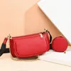 مصممون إمرأة فاخر حقيبة 3 قطعة مجموعة accessoire امرأة crossbody محفظة رسول حقائب يد حقيبة حقائب اليد مصمم الكتف سيدة الجلود حقيبة الأزياء