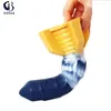 NXY godes jouets anaux couleur Silicone pénis fusée jouet masturbateur pour hommes et femmes 0225