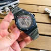 3 Style Topselling Hochwertiges Armbandwatch 41 mm schwarzer Edelstahl Perpetual Calender Moon Mechanische Automatik Herren Männer039S7238870