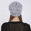 Зимние шапки для женщин для женщин Коренерный мягкий вязаный вязаный вязаный