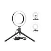 10 inç 26cm Dimmabable LED stüdyo kamera selfie lambalı telefon video ışık lambası Tiktok ringlight için tripod ile