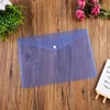 A4 Plastic Envelopes Document Folder with Snap Button File Bags Document Organizers for Document Stationery Tools Organization