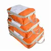 Sıkıştırılabilir saklama çantası seti üç parçalı sıkıştırma ambalaj küp seyahat bagaj organizatör katlanabilir seyahat çantası organizatör T200710
