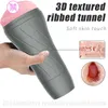 NXY Masturbation Cup Powerful Male Masturbat Cup Artificial Real Realistic Anal Soft Silicon Vagina Adult Sex Tool for Man Sucking 1207