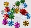 100pcs/pack 30mm Christmas Snowflake Felt Padded Appliques for Headwear Hairpin Crafts Wedding Decoration DIY Accessories Wholesale SN2207