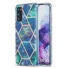 Bling Marbling Phone Case för Samsung Galaxy S20 Fe S21 Plus S30 Ultra Cover Case för Samsung A71 A51 A21S M51 M31 A42