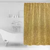 Or imperméable rideau de douche décoration de la maison rideau de douche accessoires de salle de bain T200711