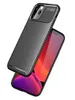 Fibra di carbonio modello di goccia Shock Protection resistente TPU sottile e anti-graffio iPhone Custodia morbida per 12 Pro Max, iPhone 12 mini / 12 Pro 6.1