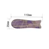 Natural Amethyst Jade Stone Guasha Tool Fish Shaped Gua sha Jade Anti-Aging Scraping Massage Facial Board