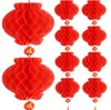 Lanterna de papel vermelho chinês tradicional para o festival de primavera ano novo decoração de Natal cair impermeável festival lanterns sn3646