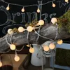 10メートルLEDグローブライト文字列ホリデーフェアーフェアリーパーティーライトクリスマス屋外の結婚式ツリー照明装飾201204
