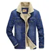 Giacca di jeans da uomo plus size cappotto m6xl giacca di abbigliamento da moda giacca jeans densa inverno inverno caldo cowboy ljja285762556