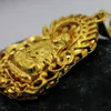 Vintage Buddhist Beliefs Necklace 18k Yellow Gold Filled Buddha Pendant & Necklace Chain Men Women