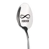 11 stylów Walentynki List Długi Uchwyt Łyżka Coffee Mieszanie Łyżka Ślubna Rocznica Prezent Walentynki Party Party Favor Spoons