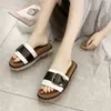 Xiaying smile sandalen en slipper slijtage zomer dikke bodem mode wilde woord student platte bodem strand slippers y200624