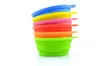 50pcs Small Size Plastic Bowl Foldable Mat Dog Cat Pet Feeding Feeder Water Food Dish Tray Wipe Clean Placemat