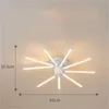 Nórdico Minimalista Moderno LED Teto Luzes Mestre Quarto Estudo Quente Personalidade LED Sala Golden Firework Lamps