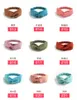 31 kleuren zachte effen kleur haarband vintage vrouwen hoofdband kruis top knoop elastische haarband meisjes haaraccessoires